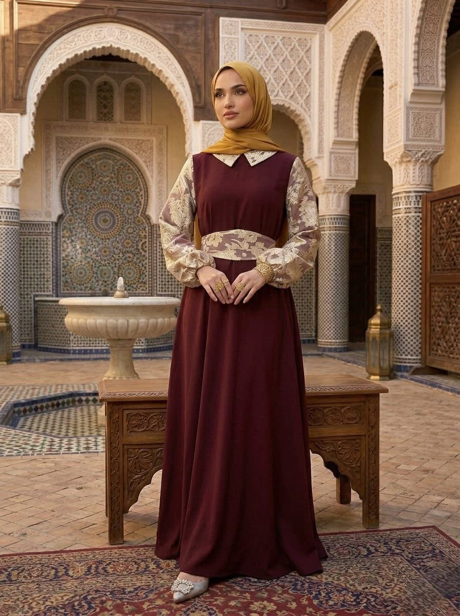 The Embroidered Silk Dress